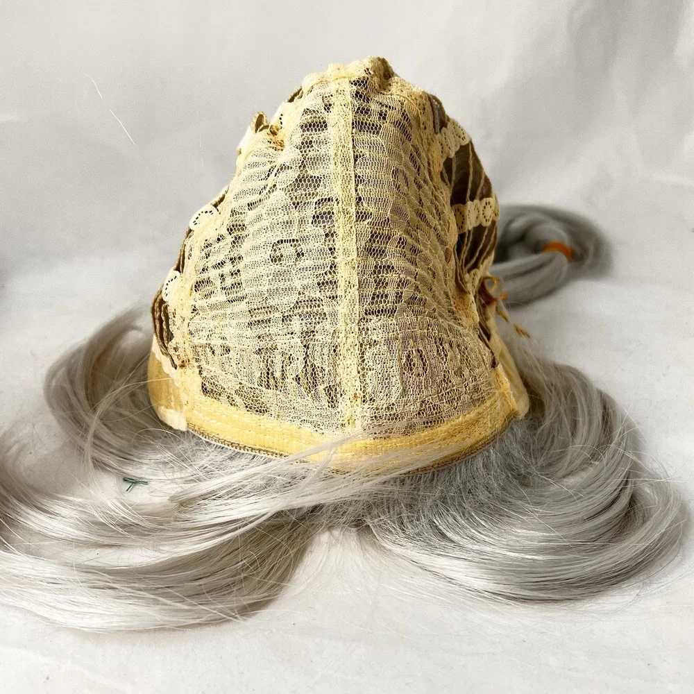 Party Play Costume Braided Pigtail Wig Fantasy Princess Viking Cosplay NIB Adult